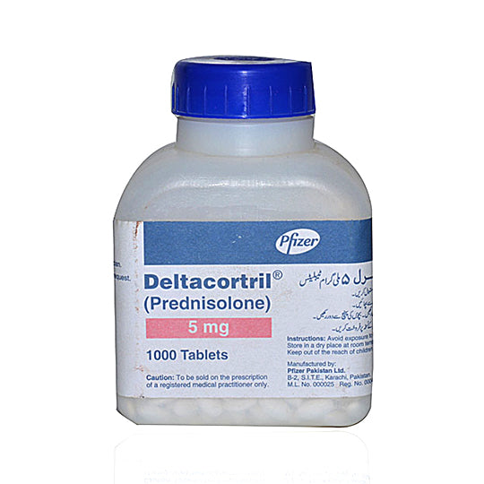 Deltacortril Tablets 5mg 1000's